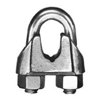 1/2 Malleable Wire Rope Clip - Zinc Plated