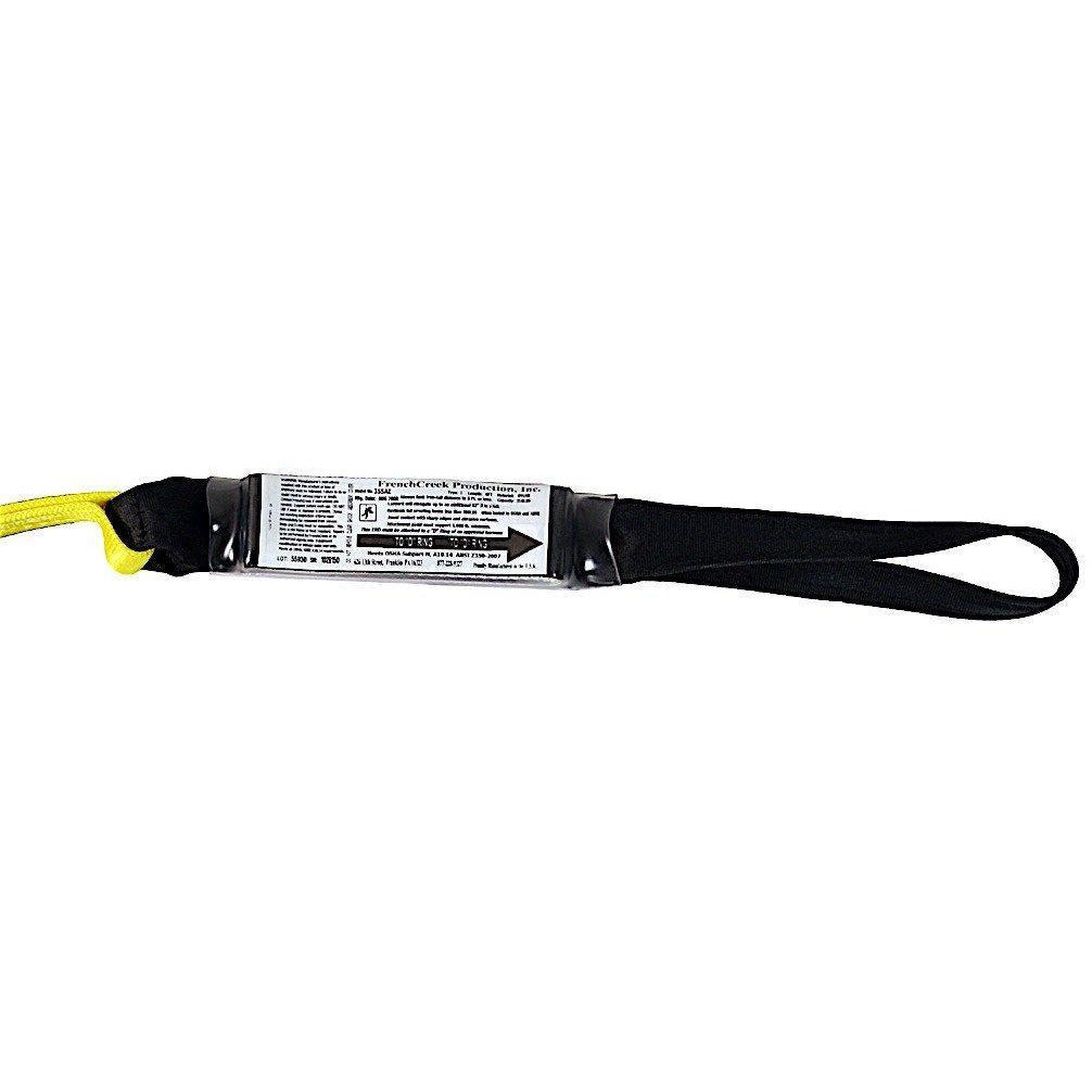 French Creek Production Stretch Dual Leg Fall Arrest Lanyards - Aerial Adventure Tech