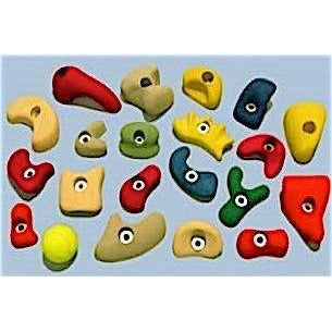 Klimbing Holds Combo Rock Holds - Aerial Adventure Tech