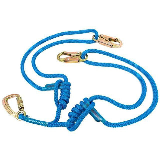 Aerial Adventure Tech EZ Adjust Y Lanyard Lobster Claws - Aerial Adventure Tech