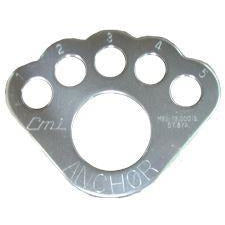 CMI Stainless Steel Bearpaw Rigging Plate - Aerial Adventure Tech