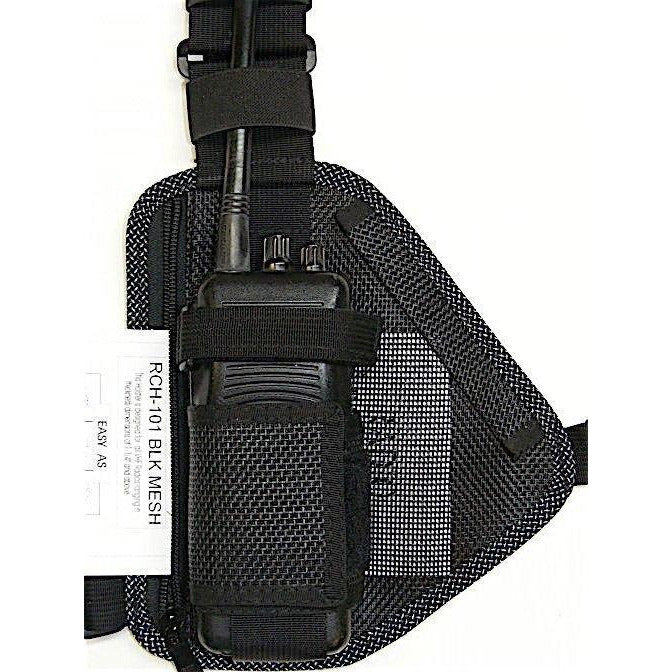 Holsterguy Radio Chest Harness with Velcro Pouch - Aerial Adventure Tech