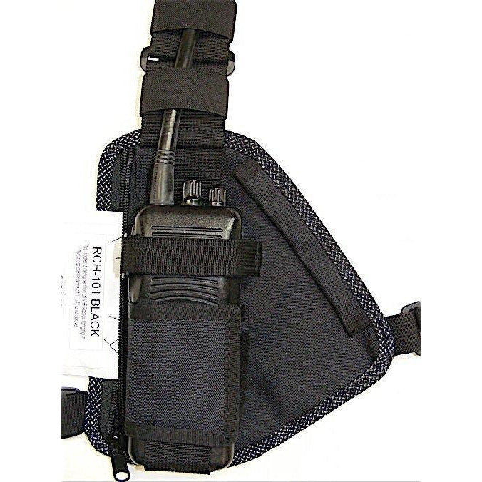 Holsterguy Radio Chest Harness with Velcro Pouch - Aerial Adventure Tech