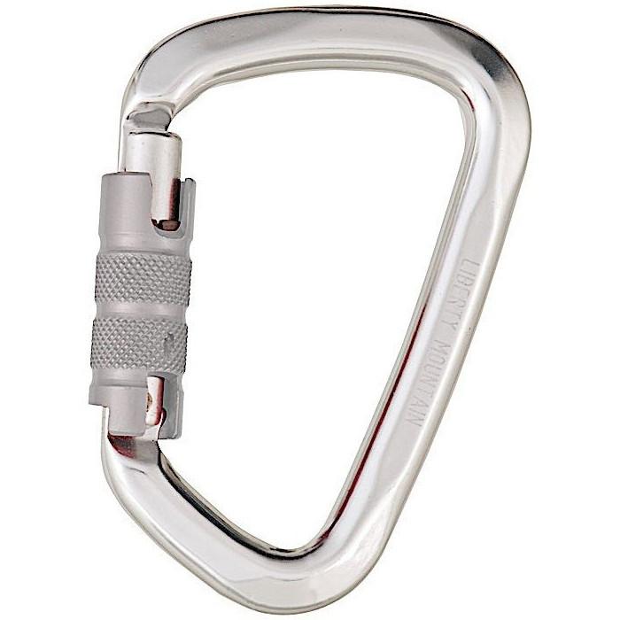 Liberty Mountain Aluminum Large "D" Key Lock Carabiner - Aerial Adventure Tech