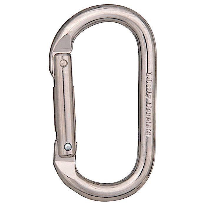 Liberty Mountain Classic Steel Oval Carabiner - Aerial Adventure Tech