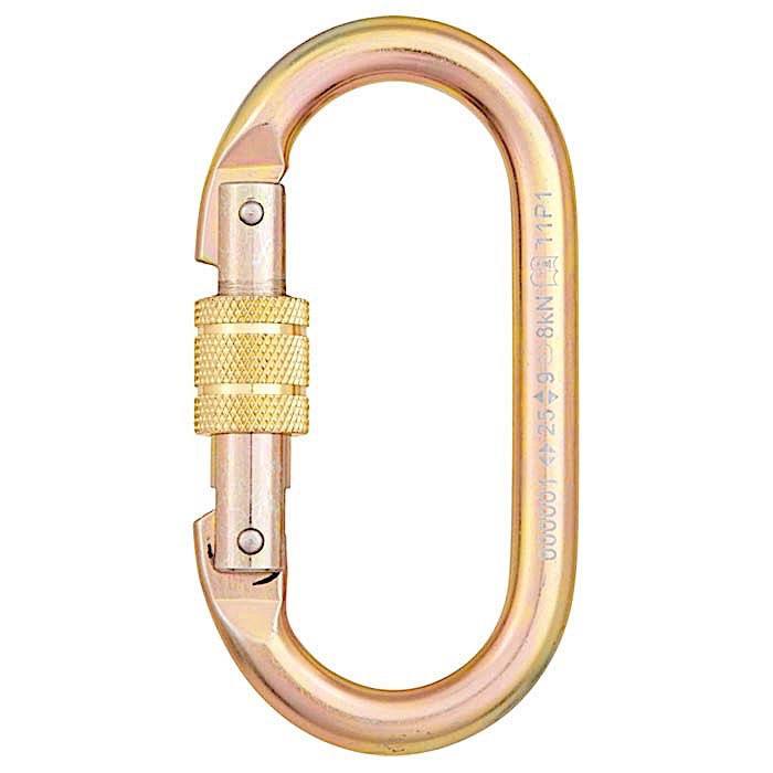 Liberty Mountain Gold Series Steel Oval Carabiner - Aerial Adventure Tech