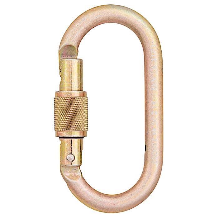 Liberty Mountain Gold Series Steel Oval Carabiner - Aerial Adventure Tech