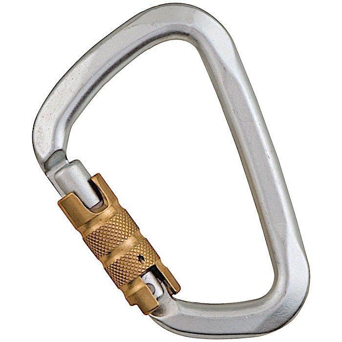 Liberty Mountain Hard Steel Large "D" Key Lock Carabiner - Aerial Adventure Tech