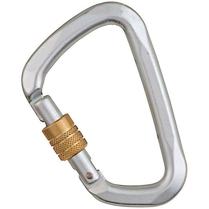 Liberty Mountain Hard Steel Large "D" Key Lock Carabiner - Aerial Adventure Tech