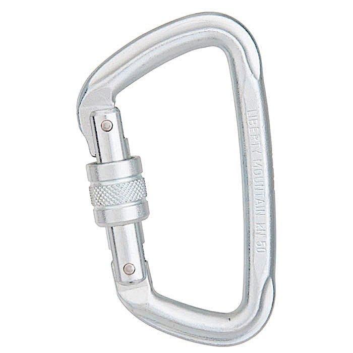 Liberty Mountain Hard Steel Modified "D" Carabiner - Aerial Adventure Tech