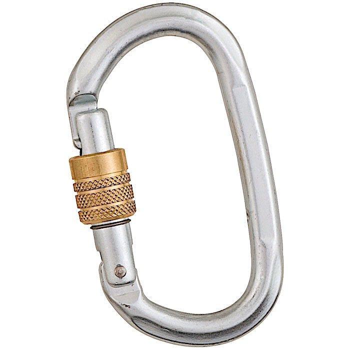 Liberty Mountain Steel Heavy Duty Key Lock Oval Carabiner - Aerial Adventure Tech