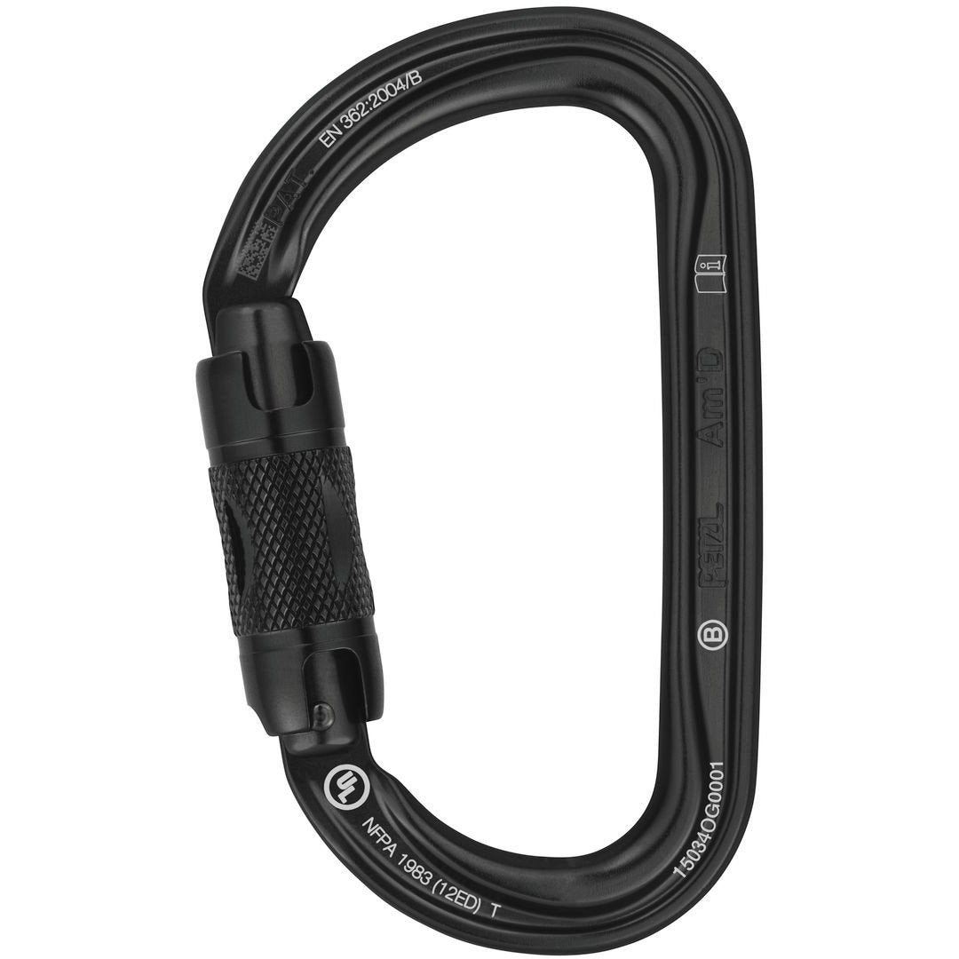 小物 L CARABINER (Blacknickel) Petzl Am'D Carabiner | Aerial Adventure Tech