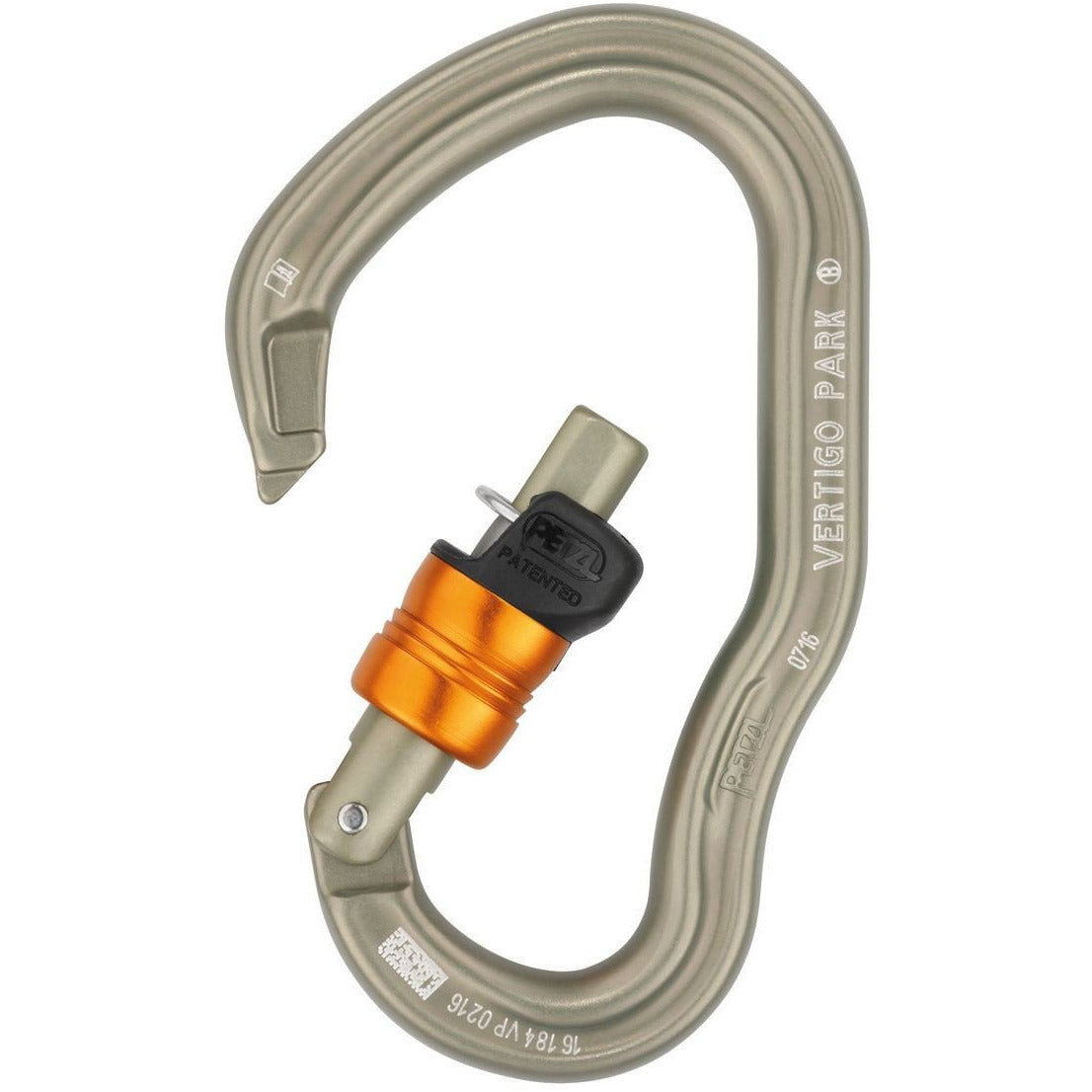 Petzl Vertigo Wire-Lock Park Carabiner - Aerial Adventure Tech