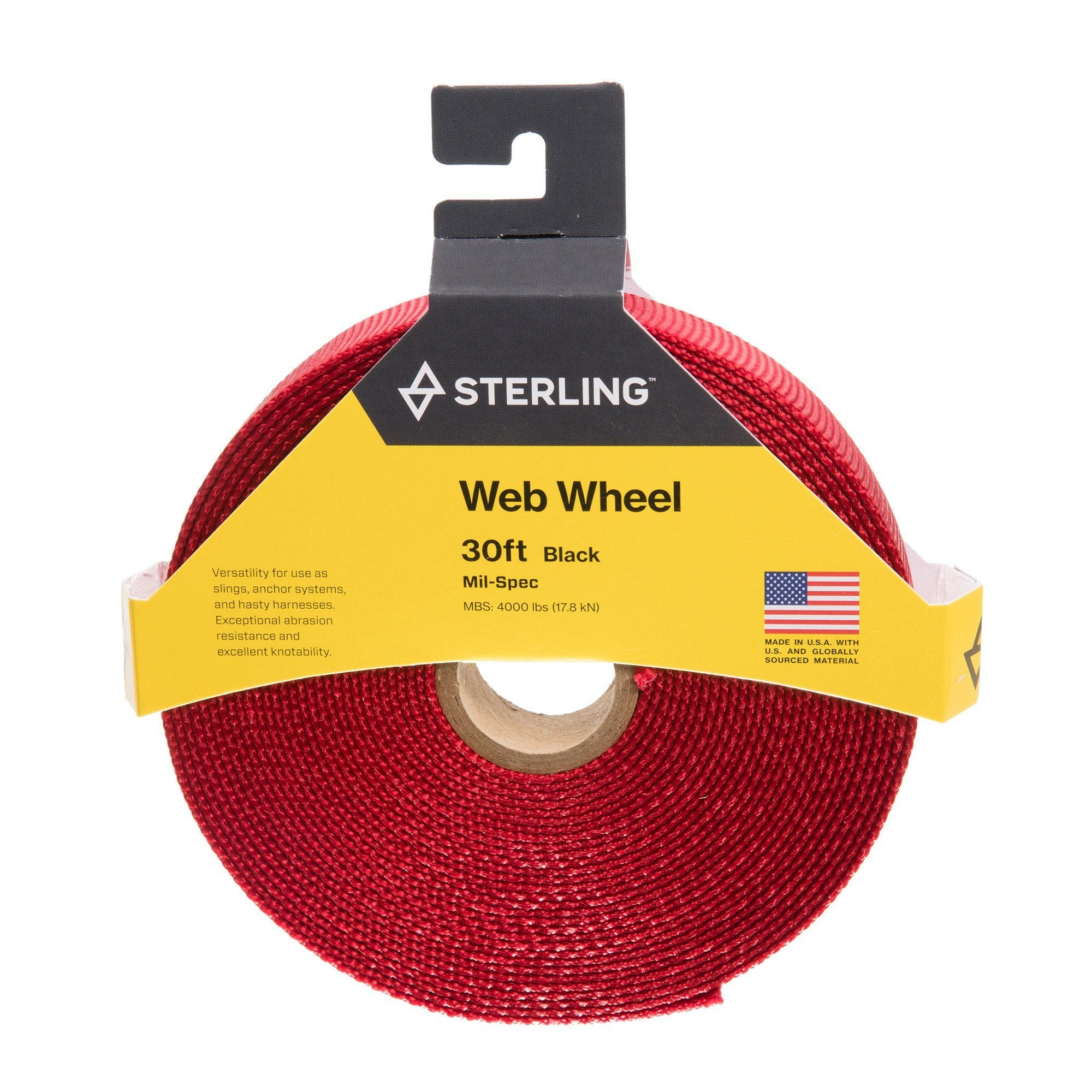 Sterling Rope 1 Inch Tubular Mil-Spec Webbing - Aerial Adventure Tech